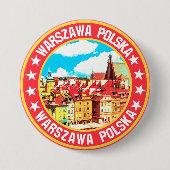 Warschau Button (Vorderseite)