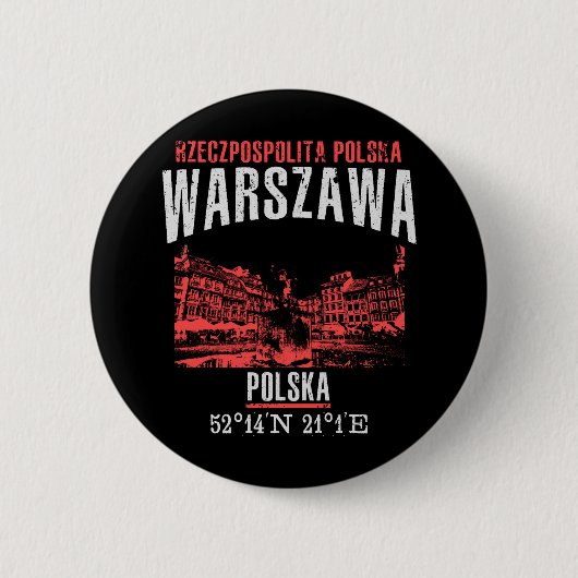 Warschau Button (Vorderseite)