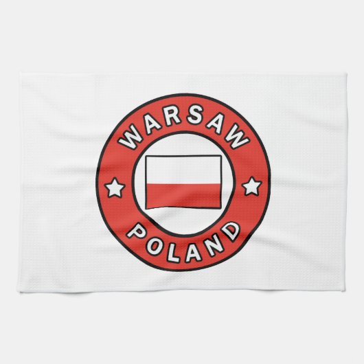 Warschau Geschirrtuch (Horizontal)