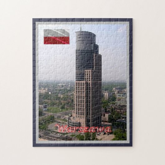 Warschau - Handelsturm - Polen - Puzzle (Vertikal)