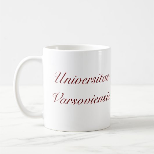 Warschau-HochschulWappen Kaffeetasse (Links)