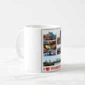 Warschau - I Liebe - Kaffeetasse (Vorderseite Links)