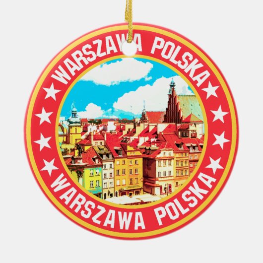 Warschau Keramik Ornament (Hinten)