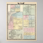 Warschau, Macomb, Marshall, Kanton Poster (Vorne)