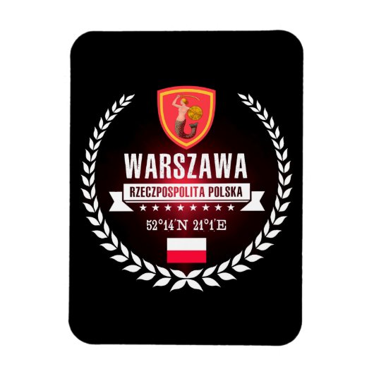 Warschau Magnet (Vertikal)