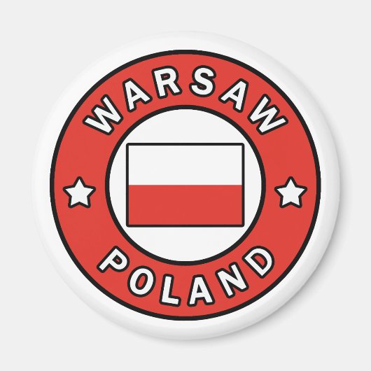 Warschau Magnet (Vorne)