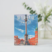Warschau - Osteuropas aufsteigender Stern Postkarte (Stehend Vorderseite)