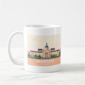 Warschau Polen Das Königliche Schloss Pastel Kaffeetasse (Links)