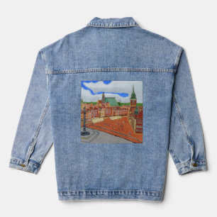 Warschau, Polen Denim Jacket Jeansjacke