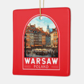 Warschau Polen Kunst Vintag Keramikornament (Links)