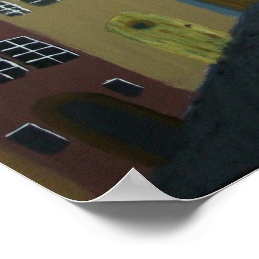 Warschau, Polen Poster (Ecke)