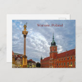 Warschau Polen Postkarte (Vorne/Hinten)