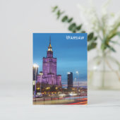Warschau Polen Reisen Foto Postkarte (Stehend Vorderseite)