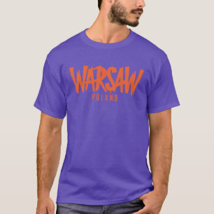 Warschau Polen Souvenir Familie T-Shirt