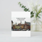 WARSCHAU POLEN STARE MIASTO OLD TOWN POSTKARTE (Stehend Vorderseite)