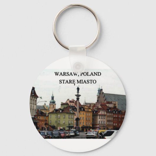 WARSCHAU POLEN STARE MIASTO OLD TOWN SCHLÜSSELANHÄNGER (Vorderseite)