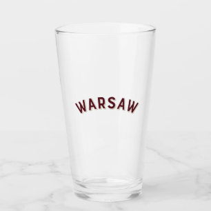 Warschau, Polen Vintag Arch Glas
