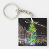 Warschau, Polen Weihnachtsfeier Schlüsselanhänger (Vorderseite)
