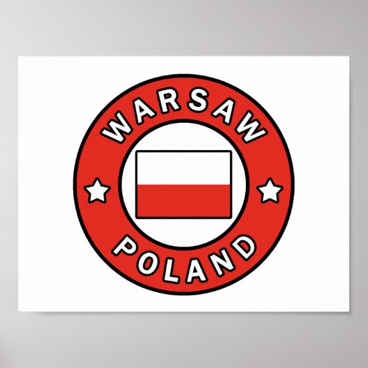 Warschau Poster (Vorne)