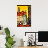 Warschau Poster (Heimbüro)