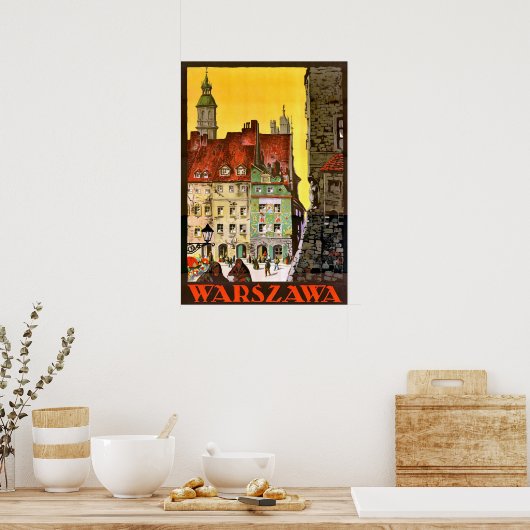 Warschau Poster (Küche)