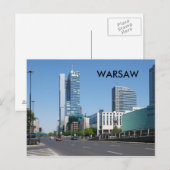 WARSCHAU POSTKARTE (Vorne/Hinten)