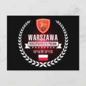 Warschau Postkarte (Vorderseite)