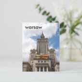 Warschau Postkarte (Stehend Vorderseite)