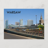 Warschau Postkarte (Vorderseite)