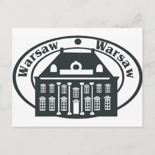 Warschau Postkarte