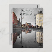 Warschau Postkarte (Vorne/Hinten)