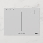 Warschau Postkarte (Rückseite)