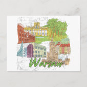 Warschau Postkarte (Vorderseite)