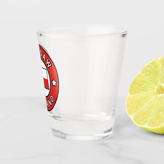 Warschau Schnapsglas (Rechts)