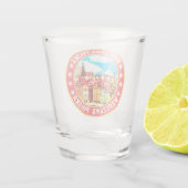 Warschau Schnapsglas (Rückseite)