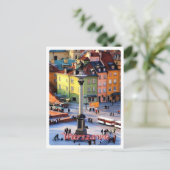 Warschau - Sigismund-Säule - Polen - Postkarte (Stehend Vorderseite)