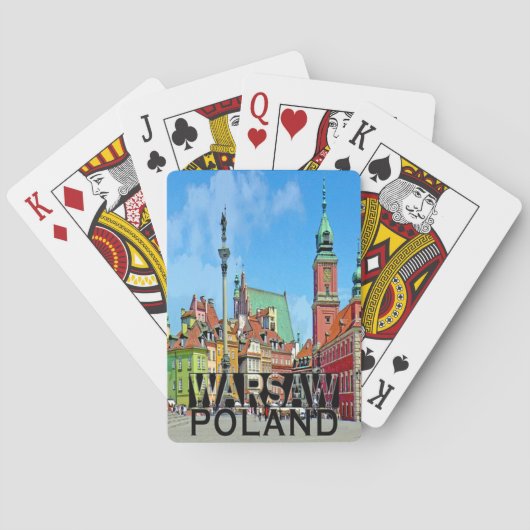 Warschau Spielkarten (Rückseite)