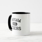 Warschau - Tiger - Gemeinschaft - Warschau Indiana Tasse (Vorderseite Links)