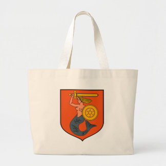 Warschau-Wappen Taschen-Tasche Jumbo Stoffbeutel