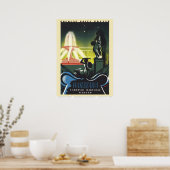 Warschau (Warschau) Polen - Sachsen-Palastgarten Poster (Küche)