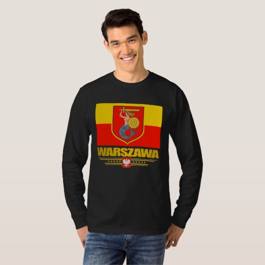 Warschau (Warschau) Polen T-Shirt (Vorne ganz)