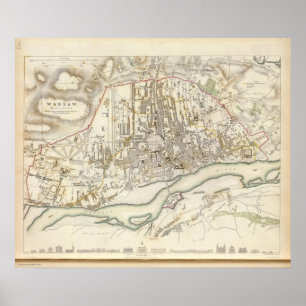 Warschau Warszawa Poster