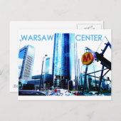 Warschau - Zentrum Postkarte (Vorne/Hinten)