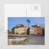 Warschauer Altstadt Postkarte (Vorne/Hinten)