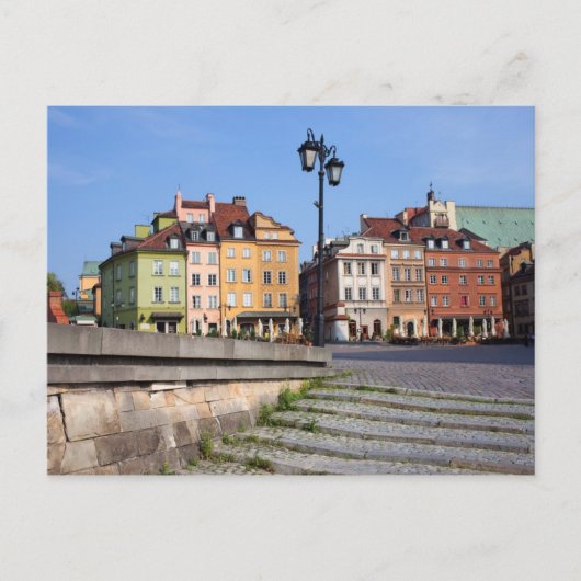 Warschauer Altstadt Postkarte (Vorderseite)