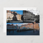 Warschauer Altstadt Postkarte (Vorne/Hinten)