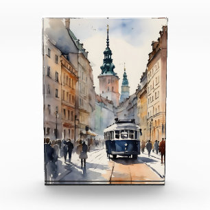 Warschauer Aquarellkunst Fotoblock