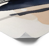 Warschauer Aquarellkunst Poster (Ecke)