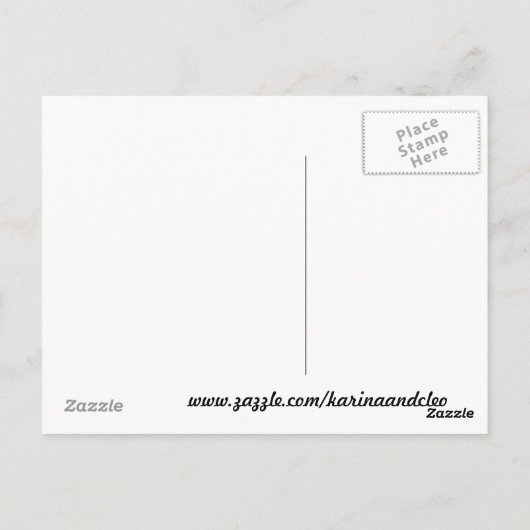 Warschauer Blick Postkarte (Rückseite)