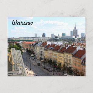 Warschauer Blick Postkarte